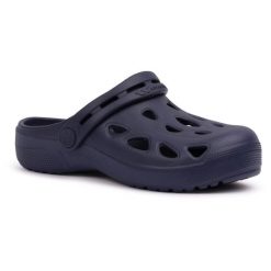 Trespass Madison – Sandały unisex granatowe. Niebieskie buty zimowe męskie Trespass, bez wzorów, sportowe, bez zapięcia. Za 250.99 zł.