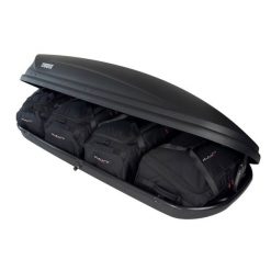 Torby Do Boksu Dachowego Thule Touring M 4Szt Kjust. Czarne torby podróżne damskie KJUST, bez wzorów. Za 796.00 zł.