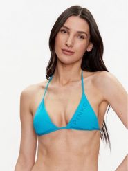 Pinko Góra od bikini Bagnanti 101038 A0S4 Niebieski. Niebieskie bikini Pinko, bez wzorów, z syntetyku. Za 219.99 zł.
