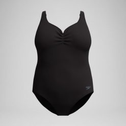 Strój kąpielowy jednoczęściowy damski na basen Speedo Aquanite. Czarne stroje kąpielowe damskie Speedo, s, bez wzorów, z materiału. Za 279.80 zł.