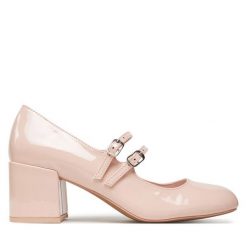 Półbuty Call It Spring. Czerwone półbuty damskie Call it Spring, bez wzorów, bez obcasa, na obcasie, bez zapięcia. Za 219.99 zł.