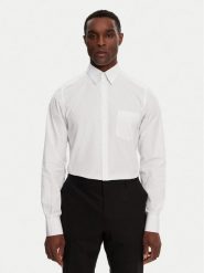 Dolce&Gabbana Koszula G5MA0T FR5ZV Biały Regular Fit. Białe koszule męskie Dolce&Gabbana, m, bez wzorów, z bawełny, biznesowe, bez kołnierzyka, bez ramiączek. Za 2,799.00 zł.