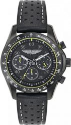 Zegarek męski Aston Martin MTRS1F502 czarny. Czarne zegarki męskie Aston Martin, bez wzorów. Za 1,290.00 zł.