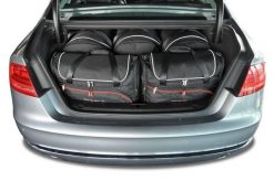 Torby Do Bagażnika Audi A8 2010-2017 5Szt Kjust. Czarne torby podróżne damskie KJUST, bez wzorów, z kauczuku. Za 1,508.00 zł.