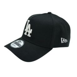 Czapka baseballowa Dodgers. Czarne czapki damskie New Era, bez wzorów, casualowe. Za 227.50 zł.