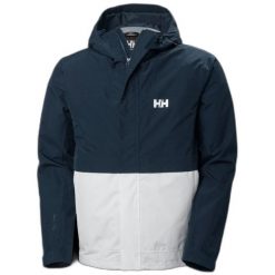 Kurtka wodoodporna Helly Hansen Flex. Niebieskie kurtki męskie Helly Hansen, m, bez wzorów, bez kaptura. Za 665.00 zł.