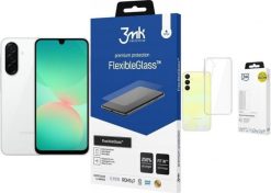 Smartfon Samsung Galaxy A26 5G 6/128GB Biały (8806097072874) + FlexibleGlass + Etui Clear Case. Białe smartfony SAMSUNG. Za 1,001.00 zł.