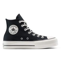 Buty sportowe Converse Chuck Taylor All Star Lift. Czarne buty sportowe męskie Converse, bez wzorów, bez zapięcia, na fitness i siłownię. Za 690.00 zł.