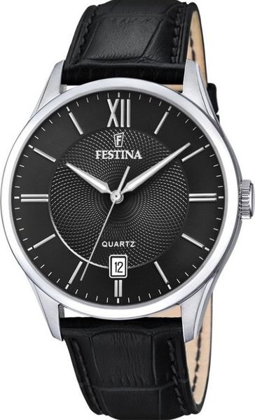 Zegarek Festina Zegarek męski Festina F20426-3 czarny. Czarne zegarki męskie Festina, bez wzorów. Za 318.99 zł.