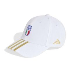 Czapka Adidas Sport Figc Bb Cap Dorośli. Białe czapki damskie Adidas, bez wzorów, z materiału, sportowe. Za 176.10 zł.