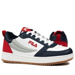 Buty męskie sportowe sneakersy Fila REGA NF. Białe buty sportowe męskie Fila, bez wzorów, bez zapięcia. Za 199.00 zł.