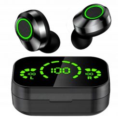 Słuchawki bezprzewodowe douszne BLUETOOTH 5.0 YD03 dotykowe stacja ładująca. Słuchawki bezprzewodowe LTC. Za 68.08 zł.