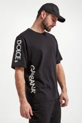 T-shirt męski DOLCE & GABBANA. T-shirty męskie Dolce & Gabbana, m, bez wzorów, bez kołnierzyka, bez ramiączek. W wyprzedaży za 2,076.75 zł.