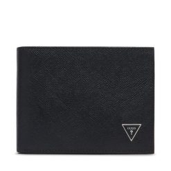 Portfel Guess. Czarne portfele męskie Guess, z aplikacjami. Za 291.99 zł.