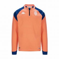 Bluza treningowa z zamkiem błyskawicznym 1/4 AS Monaco Pro 7 2023/24. Brązowe bluzy męskie Kappa, xl, bez wzorów, sportowe, bez ramiączek, bez kaptura. W wyprzedaży za 216.00 zł.