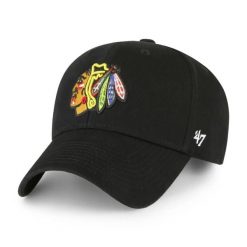 Czapka z daszkiem 47 Brand 47 brand CHICAGO BLACKHAWKS LEGEND H-GWMVP04GWS-BK. Czarne czapki damskie 47 Brand, na lato, bez wzorów, z bawełny, sportowe. Za 109.00 zł.