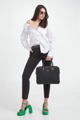 Koszula damska BLUGIRL BLUMARINE. Koszule damskie Blugirl Blumarine, bez wzorów, bez kołnierzyka, bez ramiączek. W wyprzedaży za 624.87 zł.