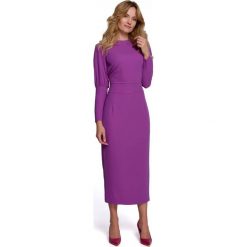Elegancka sukienka z odkrytymi plecami czarna z rozcięciem. Czarne sukienki damskie Sukienki.shop, na imprezę, m, bez wzorów, eleganckie, bez kołnierzyka, bez ramiączek. W wyprzedaży za 286.00 zł.