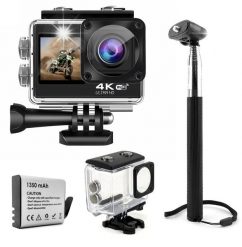 Kamera GoMedia Kamera sportowa GOMEDIA V-35 4K UHD +monopod selfie. Kamery sportowe GoMedia. Za 494.78 zł.