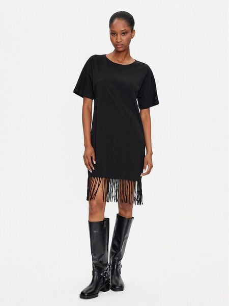 Noisy May Sukienka codzienna Keyla 27033023 Czarny Standard Fit. Czarne sukienki damskie Noisy May, na co dzień, s, bez wzorów, z bawełny, bez kołnierzyka, bez ramiączek, proste. Za 69.99 zł.