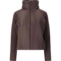 Kurtka damska Athlecia Ayanda. Brązowe kurtki sportowe damskie Athlecia, na zimę, bez wzorów, z polaru, bez ramiączek, bez kaptura, trekkingowe. Za 337.50 zł.