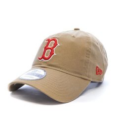 Czapka z daszkiem New Era MLB Boston Red Sox. Brązowe czapki damskie New Era, bez wzorów, z bawełny. Za 167.50 zł.