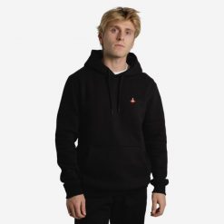 Bluza na deskorolkę z wytrzymałego materiału HD500 czarna. Czarne bluzy damskie Decathlon, na zimę, m, bez wzorów, z bawełny, sportowe, bez ramiączek, bez kaptura. Za 139.99 zł.