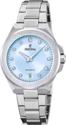 Zegarek damski Festina F20700-3 CYRKONIE srebrny. Szare zegarki damskie Festina, srebrne. Za 845.71 zł.