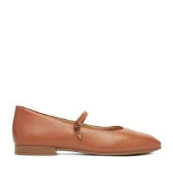 Baleriny Lasocki. Brązowe balerinki damskie Lasocki, bez wzorów, bez obcasa, bez zapięcia. Za 169.99 zł.