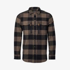 Koszula turystyka męska Swedemount Nordkap Flannel Shirt II oddychająca. Czarne koszule męskie SWEDEMOUNT, m, bez wzorów, z tkaniny, casualowe, bez kołnierzyka, bez ramiączek. Za 199.99 zł.
