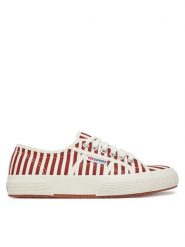 Superga Tenisówki S8148TW Czerwony. Czerwone trampki i tenisówki damskie Superga, bez wzorów, z materiału, bez zapięcia. Za 179.99 zł.