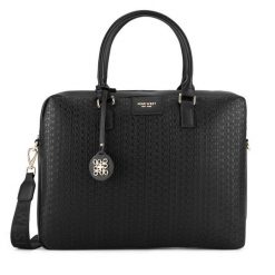 Torba na laptopa Nine West. Czarne torby na laptopa damskie Nine West, bez wzorów. Za 269.99 zł.