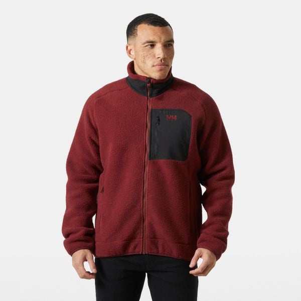 Kurtka z dresu Helly Hansen Panorama Pile Block. Czerwone kurtki męskie Helly Hansen, bez wzorów, z dresówki, sportowe, bez kaptura. Za 596.00 zł.