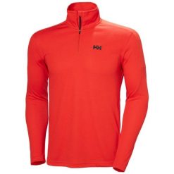 Bluza 1/2 zip Helly Hansen HP 2.0. Czerwone bluzy męskie Helly Hansen, l, bez wzorów, bez ramiączek, bez kaptura. Za 219.99 zł.