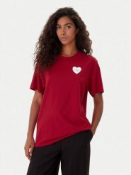 HUGO T-Shirt Vintag 50551445 Czerwony Regular Fit. Czerwone t-shirty damskie Hugo, m, bez wzorów, z bawełny, bez kołnierzyka, bez ramiączek. Za 239.99 zł.