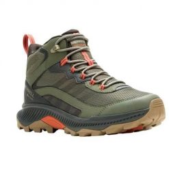 Buty trekkingowe męskie Merrell Speed Strike 2 Mid Gtx. Zielone trekkingi męskie Merrell, z materiału, bez zapięcia. Za 659.99 zł.