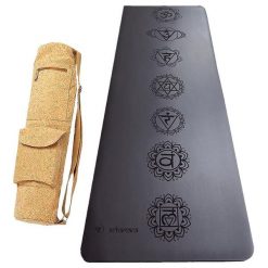 Mata do jogi gumy-sztucznej skóry 5mm +Torba z korka, do suchych lub mokrych rąk. Brązowe torby na ramię męskie ACHAMANA, z bawełny, na ramię, duże. Za 661.00 zł.