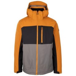 Kurtka Ocieplana Męska Dulverton. Brązowe kurtki męskie Trespass, na zimę, l, bez wzorów, z materiału, wakacyjne, z kapturem. Za 252.99 zł.