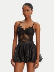 Bardot Body Britney 38853TB2 Czarny. Czarne body Bardot, bez wzorów, z syntetyku. Za 289.99 zł.
