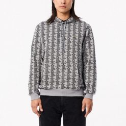 Bluzy Lacoste Model Sh2855 Sweatshirt Kolor Szary. Szare bluzy męskie Lacoste, m, bez wzorów, z tkaniny, bez ramiączek, bez kaptura. W wyprzedaży za 649.55 zł.