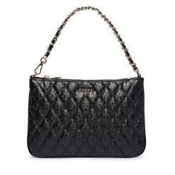 Torebka Guess. Czarne torebki do ręki damskie Guess, z aplikacjami, bez dodatków. Za 264.99 zł.