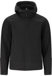 Kurtka softshell Whistler Frontier. Czarne kurtki męskie Whistler, m, bez wzorów, z materiału, eleganckie, bez kaptura. Za 344.50 zł.