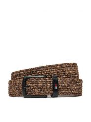 Tommy Hilfiger Pasek Męski Denton AM0AM12548 Brązowy. Brązowe paski męskie Tommy Hilfiger, z materiału. Za 139.99 zł.
