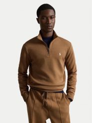Polo Ralph Lauren Bluza 710P06234510 Brązowy Regular Fit. Brązowe bluzy męskie Polo Ralph Lauren, m, bez wzorów, z syntetyku, bez ramiączek, bez kaptura. Za 859.99 zł.