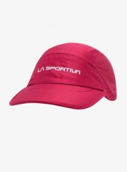 Czapka z daszkiem do biegania La Sportiva Pure Cap. Czerwone czapki damskie La Sportiva, bez wzorów, z materiału, eleganckie. Za 142.99 zł.