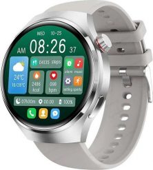 Smartwatch Active Band Watch 4 Pro Beżowy. Brązowe zegarki smartwatch Active Band, bez wzorów. Za 159.99 zł.