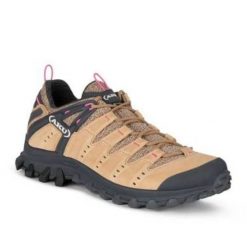 Buty trekkingowe Aku Alterra Lite Gtx W 716457 beżowy. Brązowe obuwie trekkingowe damskie z gore-texu, bez zapięcia. Za 501.43 zł.