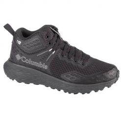 Buty trekkingowe męskie Columbia Konos Trs Outdry Mid. Czarne trekkingi męskie Columbia, z materiału, bez zapięcia. Za 429.99 zł.