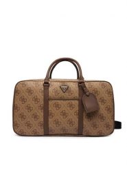 Guess Torba weekendowa TWOB86 88930 Brązowy. Brązowe torby podróżne damskie Guess, z aplikacjami, ze skóry. Za 1,089.00 zł.