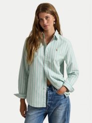 Polo Ralph Lauren Koszula 211970739500 Zielony Relaxed Fit. Zielone koszule damskie Polo Ralph Lauren, s, bez wzorów, z bawełny, bez kołnierzyka, bez ramiączek. Za 729.99 zł.